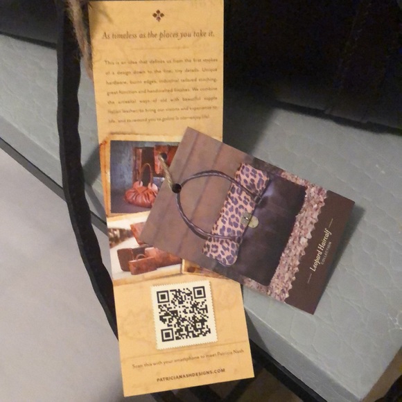 Patricia Nash Leopard Haircalf purse - Picture 7 of 13